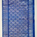 Mangalagiri Peacock Blue Saree