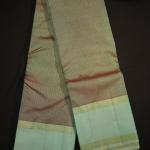 Kanchipuram Silk Dual Tone Green Saree