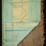 Kanchipuram Silk Dual Tone Green Saree