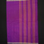 Handwoven Purple Cotton Saree