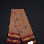Handwoven Purple Cotton Saree