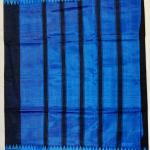 Mangalagiri Black and Blue Saree