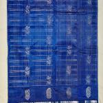 Mangalagiri Peacock Blue Saree