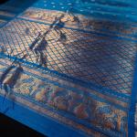 SKY BLUE GADWAL PATTU