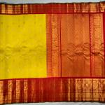 SUNSHINE YELLOW WITH SCARLET RED BORDER