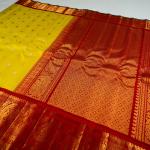 SUNSHINE YELLOW WITH SCARLET RED BORDER