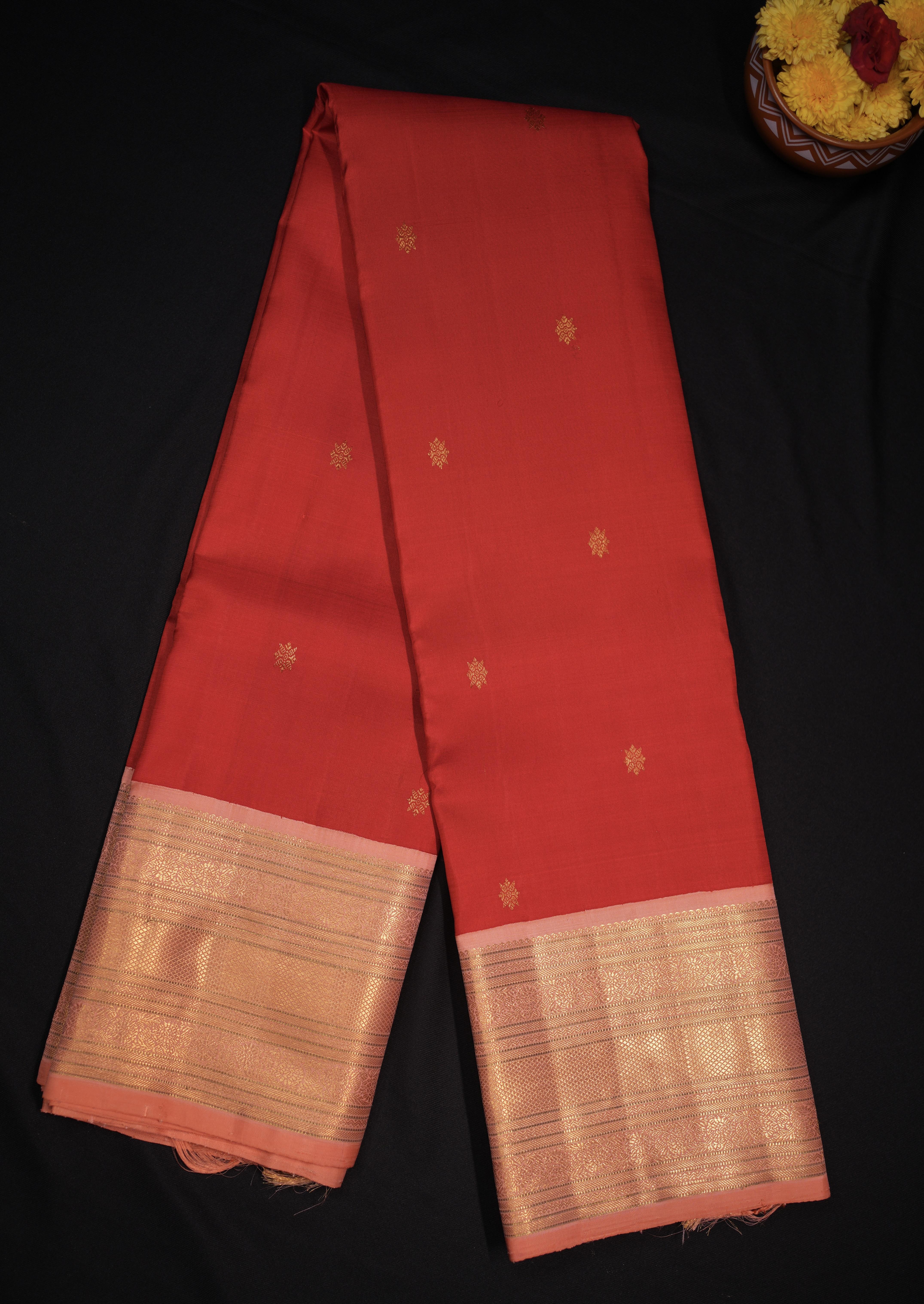Kanchipuram Silk Red Saree