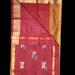Uppada Silk Rust Orange Saree