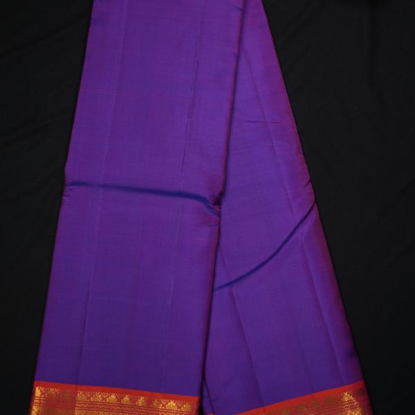 Kanchipuram Silk Purple Saree