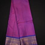 Kanchipuram Silk Magenta Pink Saree