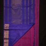Kanchipuram Silk Magenta Pink Saree