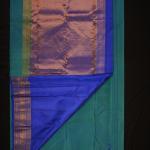 Kanchipuram Silk Blue Saree