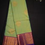 Kanchipuram Silk Light Green Saree