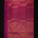 Kanchipuram Silk Magenta pink Saree