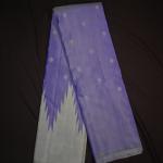 Kanchipuram silk Blue temple Border Saree