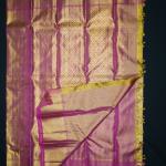 Kanchipuram Silk Pink Tissue Saree