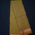 Kanchipuram Silk Mehendi Green Saree