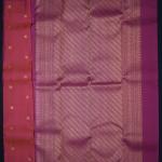 Kanchipuram Silk Dual Tone Pink Orange Saree