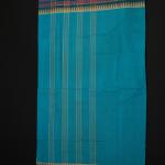 Handwoven Blue Cotton Saree