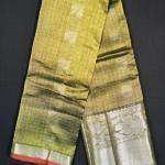 Mangalagiri Mehendi Green Saree