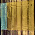 Kanchipattu Pastel Green-Gold Saree