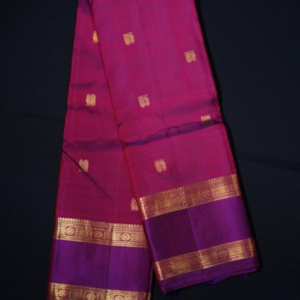 Kanchipattu Magenta Saree