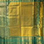 Kanchipuram Silk Sea Green Tissue Saree
