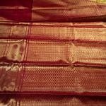 Kanchipuram Silk Yellow Brocade Saree with Red Big Border