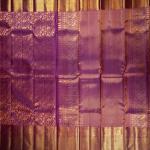 2G GOLD PURPLE SAREE