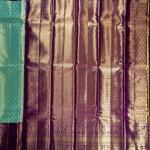 Kanchipuram Silk Pastel Green Brocade Saree