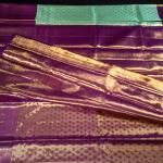 Kanchipuram Silk Pastel Green Brocade Saree