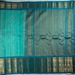 BABY BLUE SAREE WITH BLUE BORDER