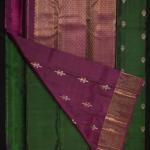 Kanchipuram Silk Dark Green Saree