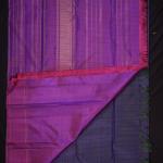 Kanchipuram Silk Blue Checks Saree