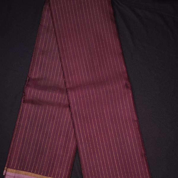 Kanchipuram Silk Brown Saree