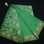 Green Banana Silk Pashmina Saree