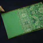 Green Banana Silk Pashmina Saree