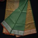 Pastel Green Banana Silk Pashmina Saree