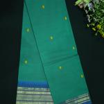Green Kanchi Handloom Cotton Saree