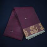 Purple Kanchi Handloom Cotton Saree
