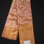 Kanchipattu Peach Saree