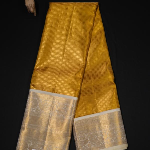 Kanchipuram Yellow Saree