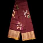 Uppada Silk Maroon Red Saree