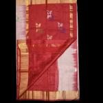 Uppada Silk Peach Pink Saree