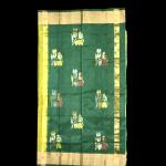 Uppada Silk Green Saree