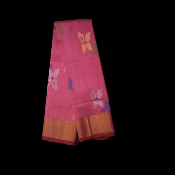 Uppada Silk Pink Saree